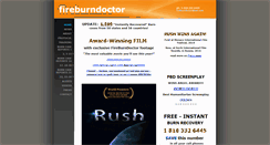 Desktop Screenshot of fireburndoctor.com